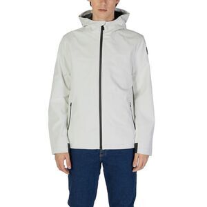 Suns Hooded Jacket Casual Style Men Cream Jackets
